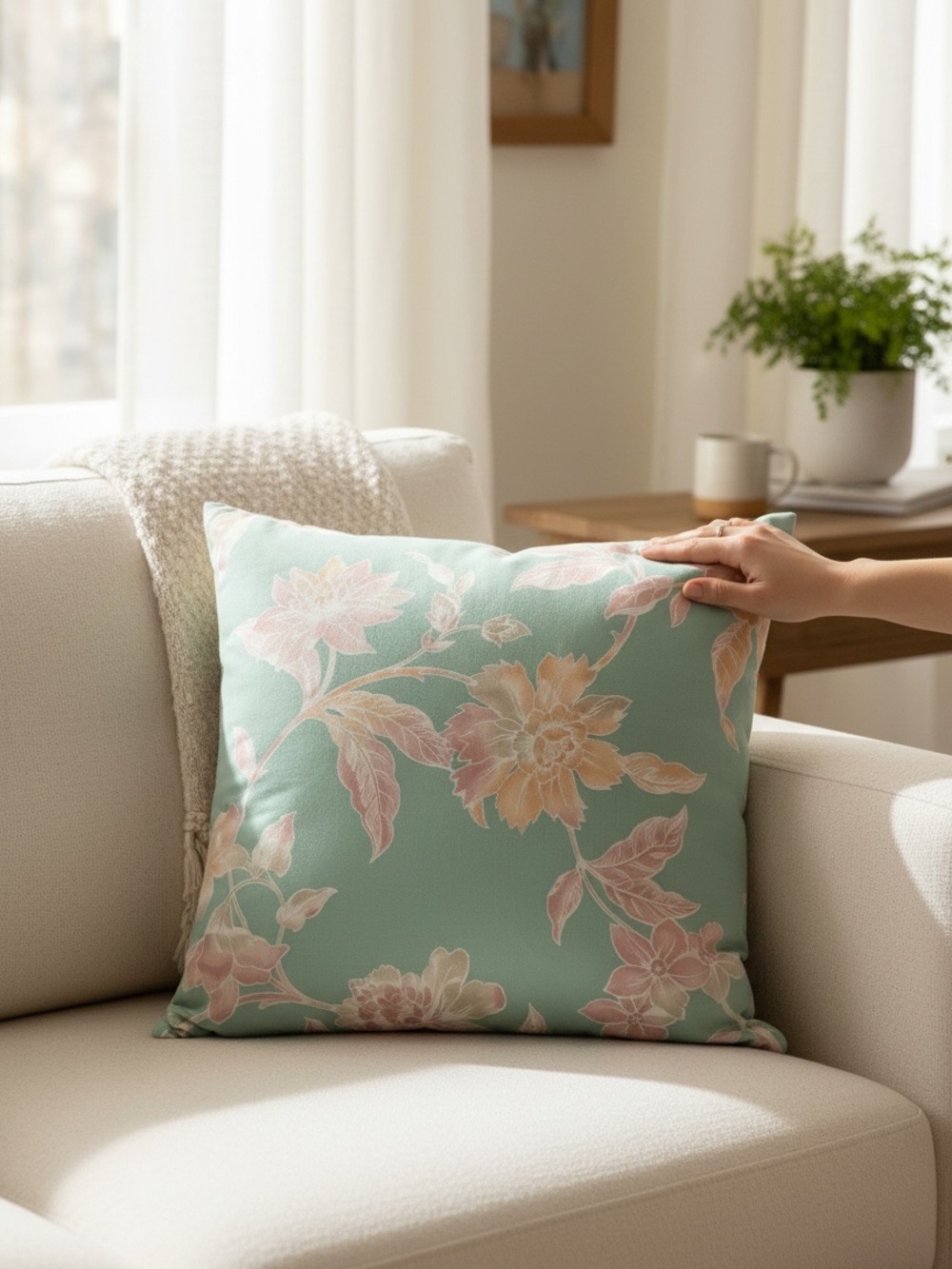 Custom Accent Pillow Cover 24" X 24”